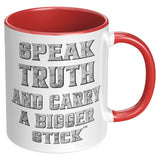The Bull Moose Report "Speak Truth" Accent Mug